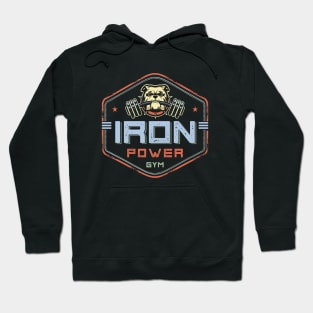 Bulldogs Iron Power Gym Hoodie